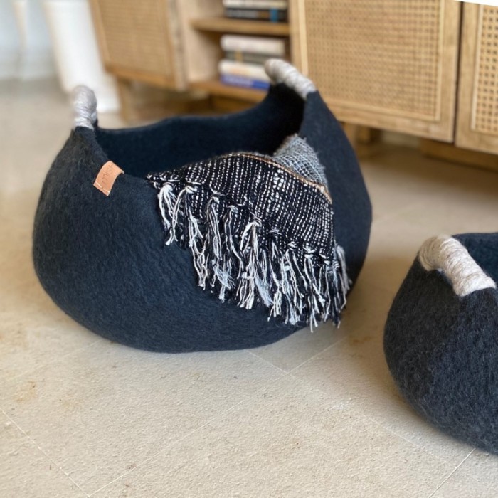 Bimba Felted Wool Baskets