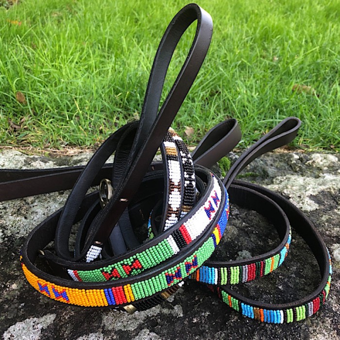 Maasai Dog Collar and Lead sets