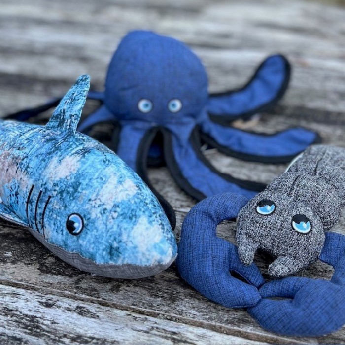 Ocean Creature Dog Toys 